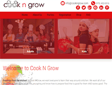 Tablet Screenshot of cookngrow.com